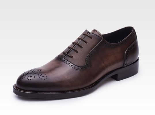 Classic PU Nam giới giày trang phục chính thức Oxford phong cách Bespoke giày thủ công cho doanh nghiệp