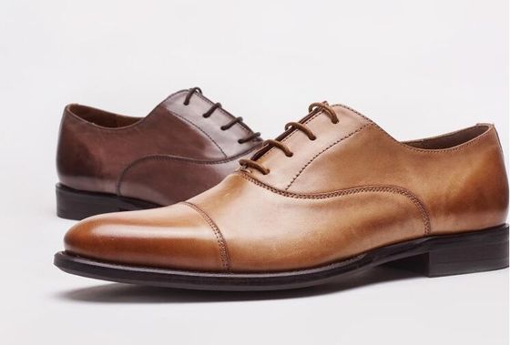 Kinh doanh / Đám cưới Đồ mặc nam giới Giày cao su Da thật Đan lên Brogues