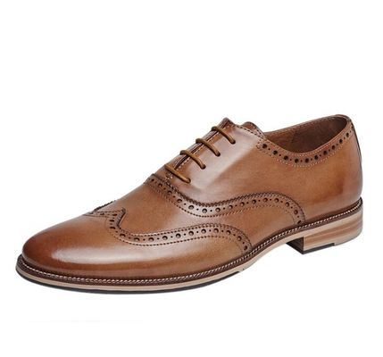 Đồ cưới tùy chỉnh của nam giới giày làm bằng tay Full Grain Da Goodyear giày Welted