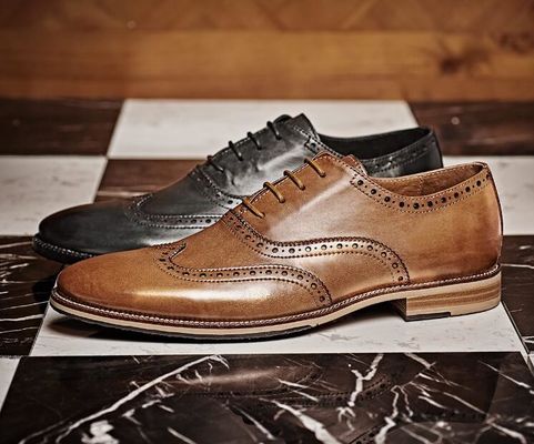 Đồ cưới tùy chỉnh của nam giới giày làm bằng tay Full Grain Da Goodyear giày Welted