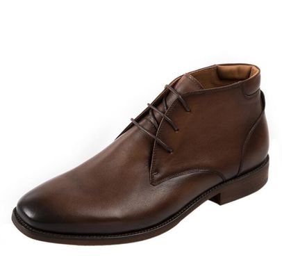 Chukka Suede Da Đàn ông Da Casual Giày màu nâu Đàn ông Dent Up Giày dép