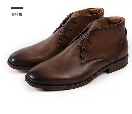 Chukka Suede Da Đàn ông Da Casual Giày màu nâu Đàn ông Dent Up Giày dép