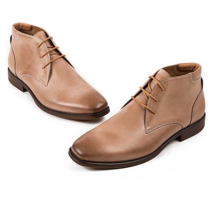 Chukka Suede Da Đàn ông Da Casual Giày màu nâu Đàn ông Dent Up Giày dép