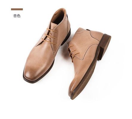 Chukka Suede Da Đàn ông Da Casual Giày màu nâu Đàn ông Dent Up Giày dép