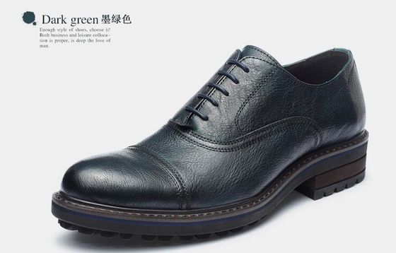 Giày đan xen kiểu đàn ông da giày giày đẹp Goodyear giày giày với hai ngón chân