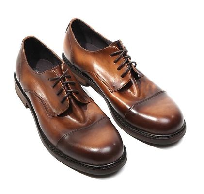 Đàn ông bò mặc trang phục trang trọng Giày thời trang Đàn ông màu nâu Da Oxford Giày