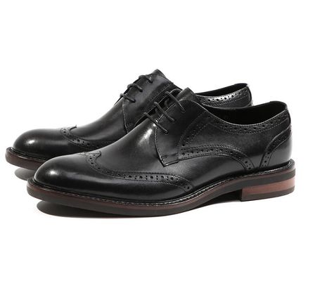 Black Crocodile Pattern Đàn ông áo khoác da Giày nam màu nâu / đen Giày Oxford