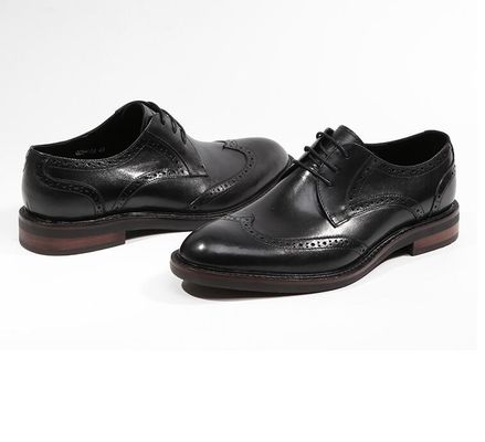 Black Crocodile Pattern Đàn ông áo khoác da Giày nam màu nâu / đen Giày Oxford