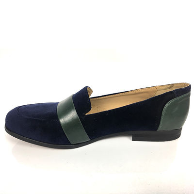 Da thật thoải mái thở trượt trên phẳng Moccasins đàn ông lái xe đi bộ bình thường