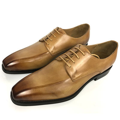 2018 dây chuyền lên Ý da bò nguyên bản bán lẻ xe đạp Toe Mens Giày