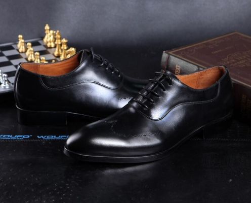 Đàn ông thời trang quần áo trang trọng giày dép, Brogue ẩn cao gót giày dép da cho đàn ông