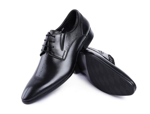 Nhãn hiệu Wingtip Oxford Luxury Mens Da Dress Shoes, Giày da chân chính được chạm khắc
