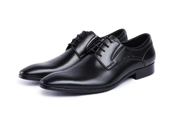 Nhãn hiệu Wingtip Oxford Luxury Mens Da Dress Shoes, Giày da chân chính được chạm khắc