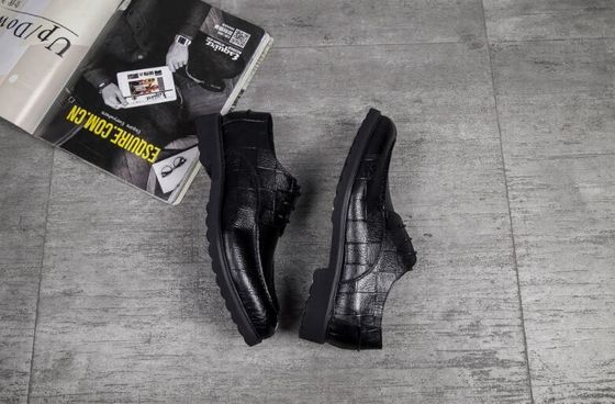 Đen Slip trên Round Toe Đàn ông trang phục trang trọng Giày mùa xuân / mùa thu thoải mái