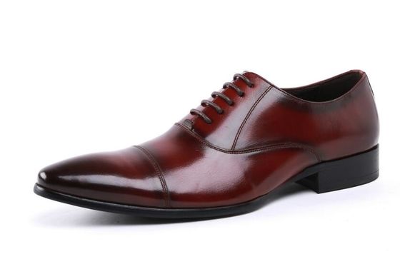 Quân đội Oxford lễ hội da đỏ sĩ quan quân sự đàn ông giày 39-45# kích thước