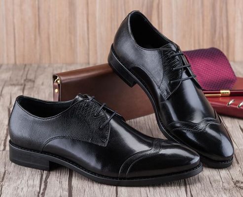 Giày da chân chính được làm bằng tay cho đàn ông giày quần áo, giày da bình thường cho đám cưới hoặc tiệc tùng