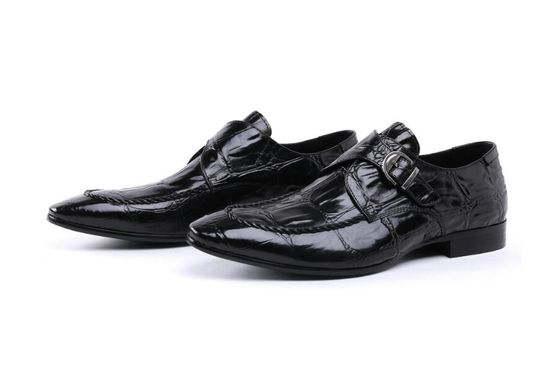 Bàn tay làm bằng da sáng Brogues hình thức giày làm việc màu nâu cho buổi tối mặc bữa tiệc