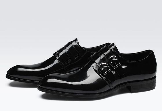 Retro Brogue Đàn ông Giày trang phục chính thức, Giày văn phòng kinh doanh Đen giày Oxford