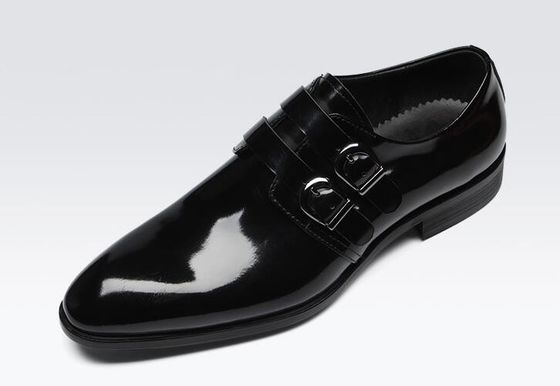 Retro Brogue Đàn ông Giày trang phục chính thức, Giày văn phòng kinh doanh Đen giày Oxford