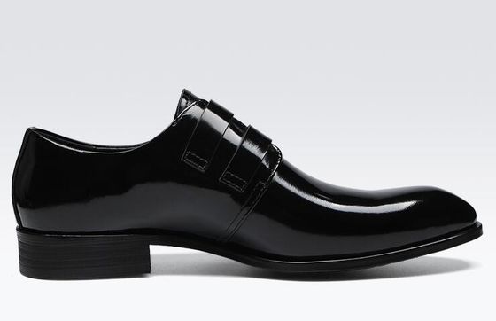 Retro Brogue Đàn ông Giày trang phục chính thức, Giày văn phòng kinh doanh Đen giày Oxford