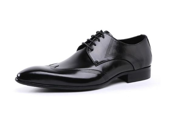 Custom Brogue Brown Brush Off Giày da Đồ mặc thoải mái Đối với nam giới