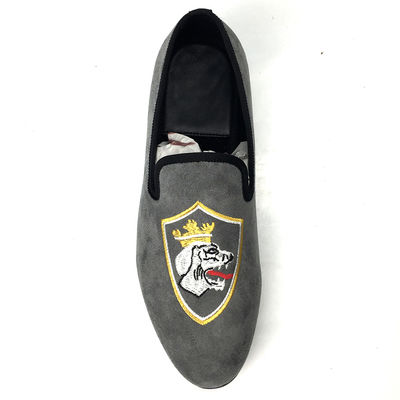 Ứng dụng bền bỉ Full Grain Da Loafers, Grey Hand Painted Loafers