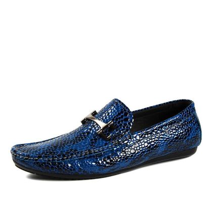 Alligator Da thật Đàn ông Casual Loafers Outdoor Đàn ông PU Loafers Giày