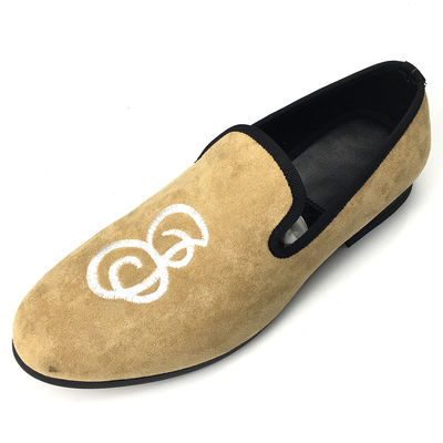 Người đàn ông Custom Velvet Loafers Slip On Men Velvet Dress Slippers Cho Athletic / Văn phòng