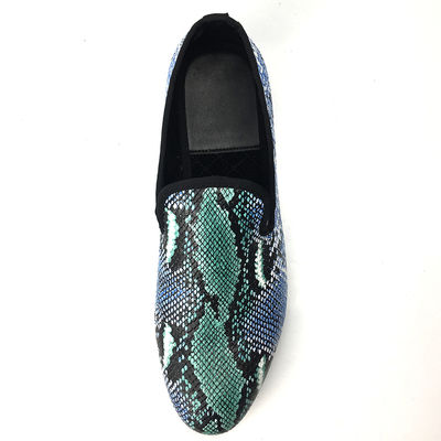 Thiết kế thanh lịch Snakeskin Mens Loafers Wear chống thấm Mens da lái xe giày
