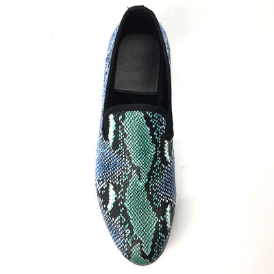 Thiết kế thanh lịch Snakeskin Mens Loafers Wear chống thấm Mens da lái xe giày