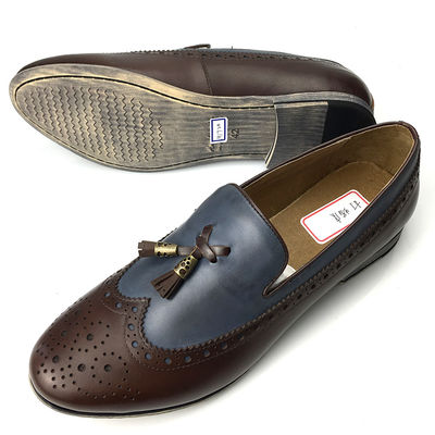 Đồ giày Moccasins Da Đàn ông / Đồ giày Casual Loafers Da chân chính