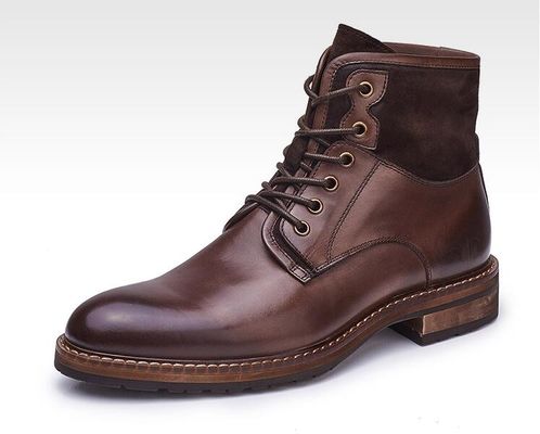 Đồ mặc da đàn ông thoải mái giày dép cà phê mềm và giày vintage màu xanh