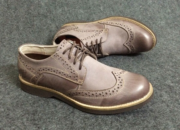 OEM Oxford Style Đàn ông Business Casual Giày, Da thật Dent Up Derby Giày