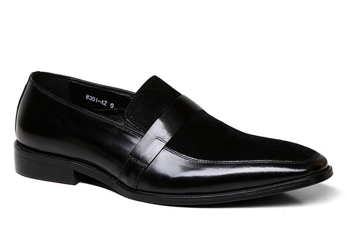 Màu hỗn hợp Đàn ông giày da thông thường với da thật Nubuck da khâu