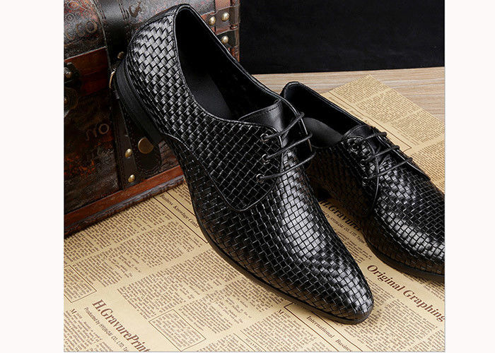 Đàn ông Burgundy giày quần áo vintage Ý Goodyear Welted giày da hạt đầy đủ