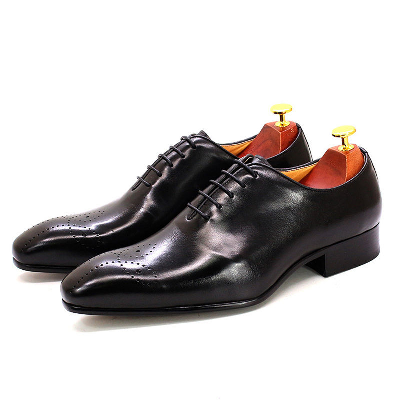 Những chiếc giày da vintage retro, giày da nam, giày da nam, giày Brogue