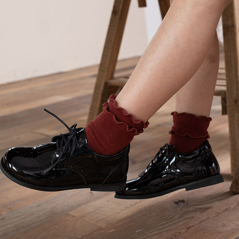 Giày trường học da unisex kích cỡ 26-40