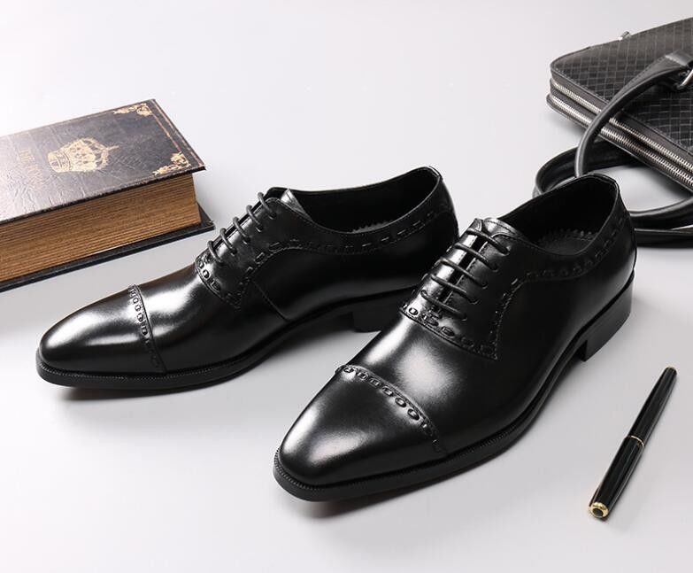 Da mùa xuân / mùa thu Đàn ông váy cưới Giày dép Đàn ông thời trang Goodyear đế Oxford